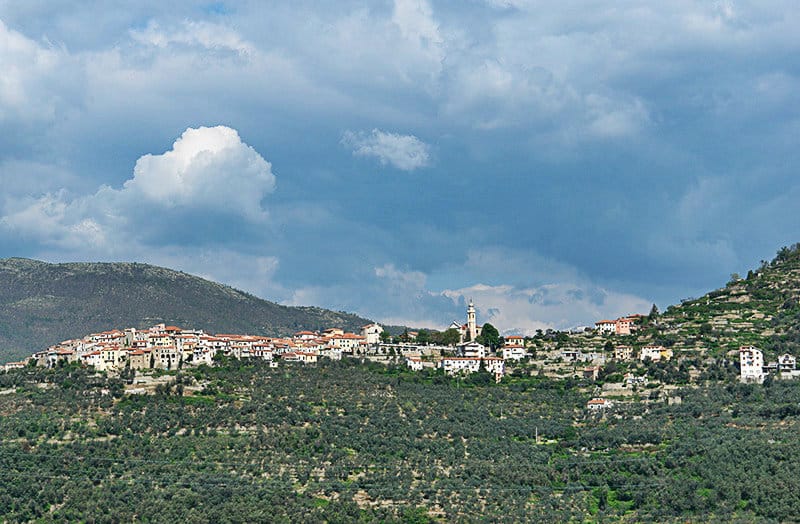 Der sch&ouml;ne Panoramablick von Chiusanico