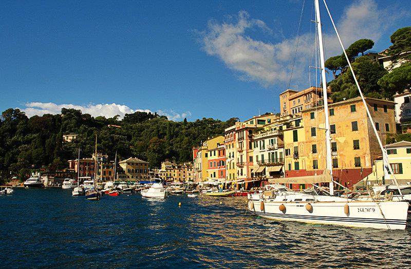 Der sch&ouml;ne Hafen von Portofino