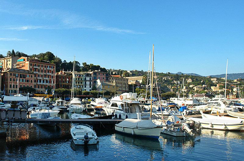 Ein sch&ouml;ner Blick auf Santa Margherita Ligure und seinen Hafen