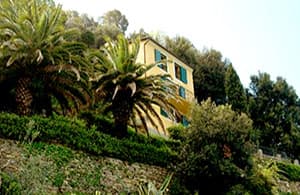 Ferienhaus direkt am Meer mit Blick über die Halbinsel Portofino in Ligurien