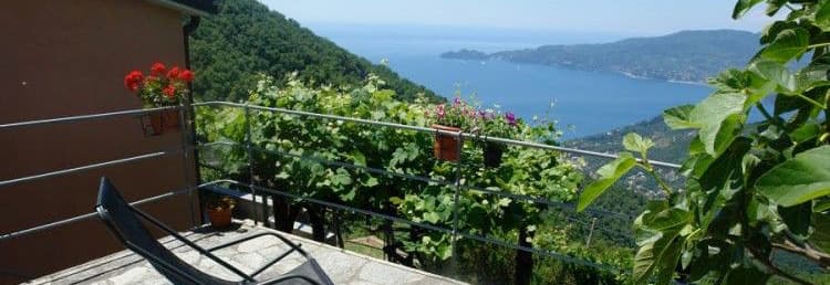 Ferienhaus mit traumhaften Meerblick in ruhiger Lage in Ligurien