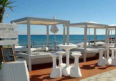 Restaurant am Meer in Diano Marina