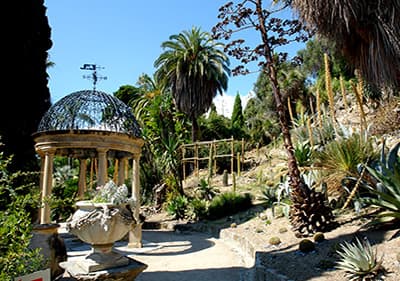 Die Gärten von Hanbury in Ventimiglia, Ligurien