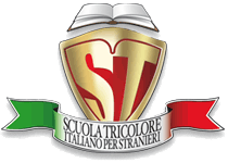 Scuola tri colore in Ligurien logo