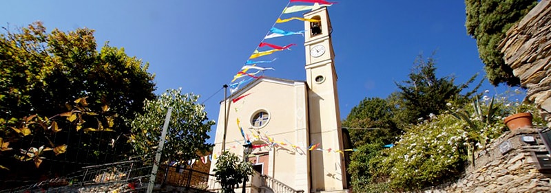 Kirche in Bellissimi, Ligurien