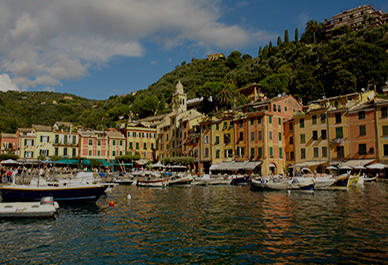 Malerischer Hafen von Portofino